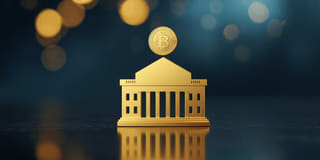 Institutional demand for crypto ETFs shown in a news-style graphic