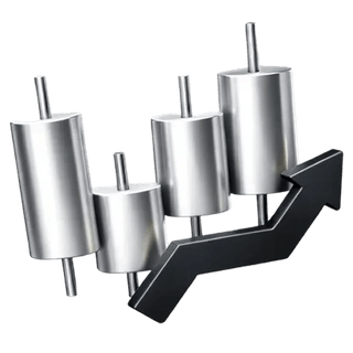 3D candlestick chart icon representing trading, shown on the Lodestone Vermode about page